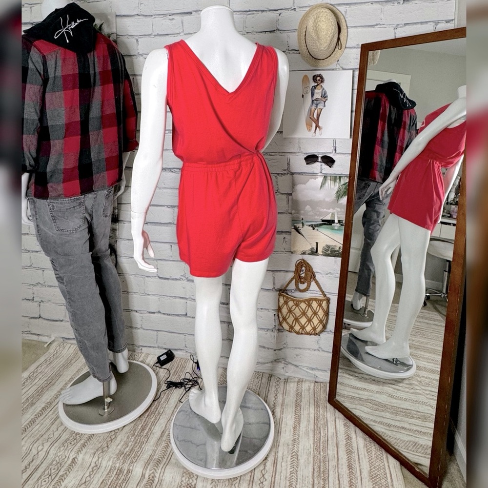 Calvin Klein V-Neck Romper - Picture 3 of 10